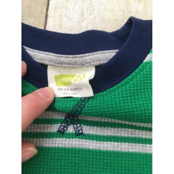Crazy 8 Striped Shirt Size 18-24 Month - Picture 2 of 3